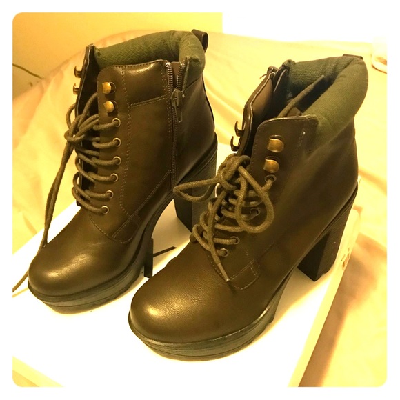 XOXO Shoes - XOXO combat boots.